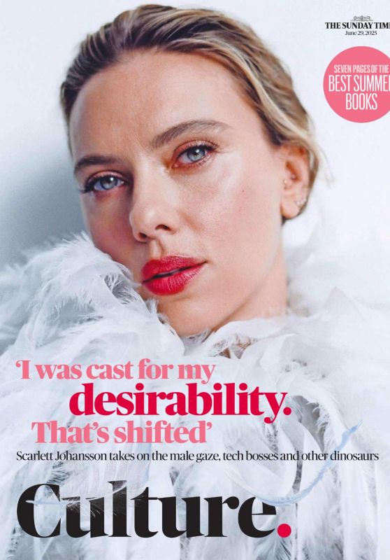 Scarlett Johansson Graces The Sunday Times Culture Cover