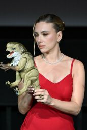 Scarlett Johansson Unleashes Red Fury at Jurassic World: Rebirth Premiere