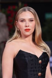 Scarlett Johansson Unveils Balmain at Jurassic World Premiere