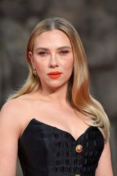 Scarlett Johansson Unveils Balmain at Jurassic World Premiere