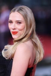 Scarlett Johansson Unveils Balmain at Jurassic World Premiere