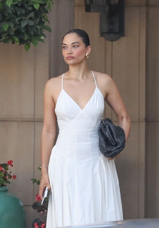 Shanina Shaik Exudes Effortless Chic at Amazon Essentials Party in Beverly Hills