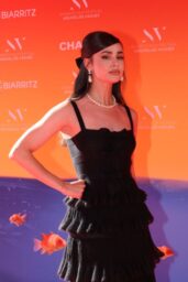 Sofia Carson Unveils Tiered Chanel Drama in Biarritz