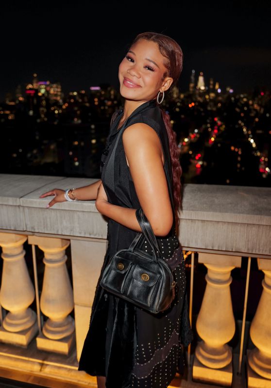 Storm Reid Style: Coach Gold Debut