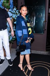 Sunisa Lee Serves Sporty Chic at Fanatics Fest Afterparty