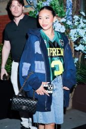 Sunisa Lee Serves Sporty Chic at Fanatics Fest Afterparty