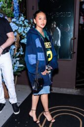 Sunisa Lee Serves Sporty Chic at Fanatics Fest Afterparty