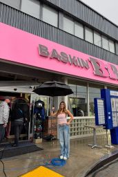 Sydney Sweeney Channels Retro Charm for Baskin-Robbins