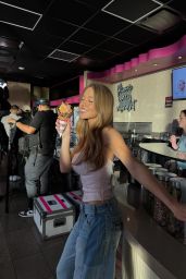 Sydney Sweeney Channels Retro Charm for Baskin-Robbins