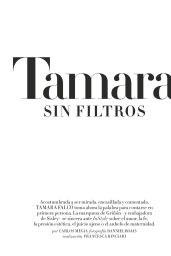 Tamara Falcó Fronts InStyle España