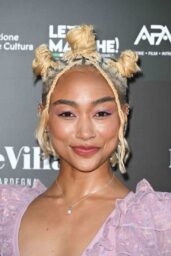Tati Gabrielle Unveils Playful Elegance at Filming Italy 2025