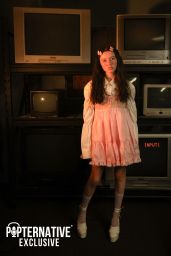 Violet McGraw Unveils Ethereal Charm for Popternative