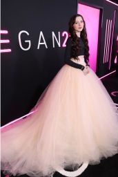 Violet McGraw Unveils Neo-Gothic Glamour at "M3GAN 2.0" Premiere