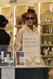 Winnie Harlow retail therapy in Beverly Hills May 2025