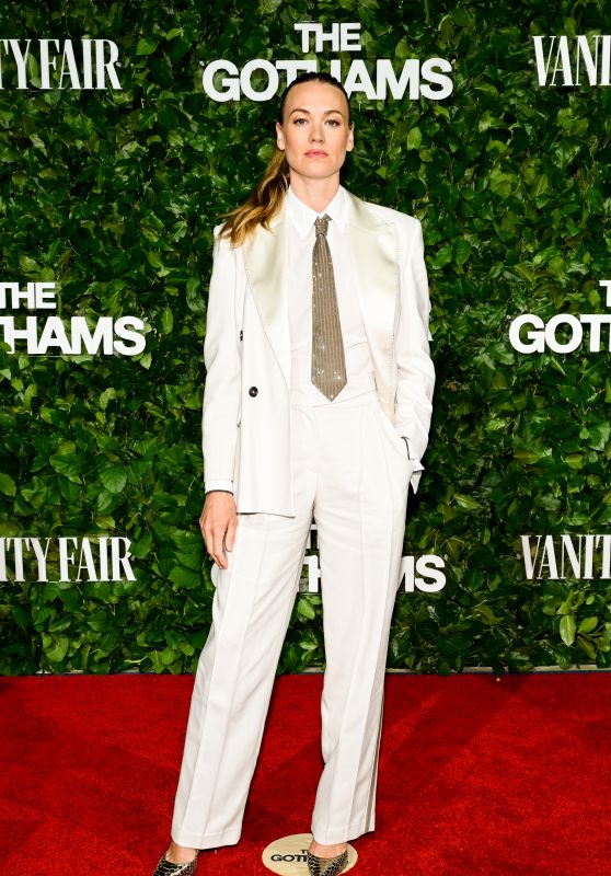 Yvonne Strahovski Attends The Gotham TV Awards 2025