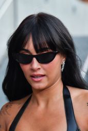 Aitana Unveils Fierce Leather Glamour at YSL Beauty Love Game