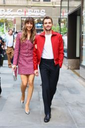 Alison Brie Debuts Power Pink Tweed for Today Show