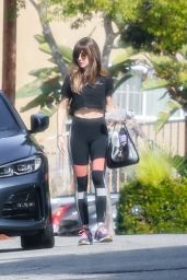 Alison Brie Flexes Athleisure Style Post-Workout in LA