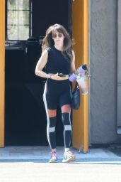Alison Brie Flexes Athleisure Style Post-Workout in LA