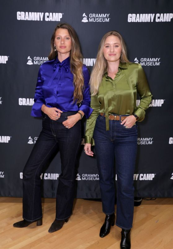 Aly & AJ Attend GRAMMY Camp 2025 in Shimmer-Twin Style