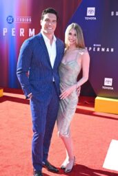 Amanda Dubin Unveils Liquid Gold Glamour at 'Superman' Premiere