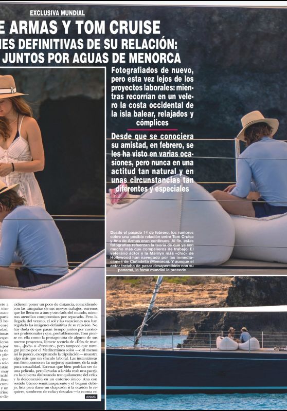 Ana de Armas Unveils Nautical Whiplash Chic in Menorca 2025
