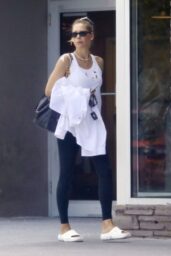 Anna Kournikova Steps Out in Miami Beach in Summer Whites