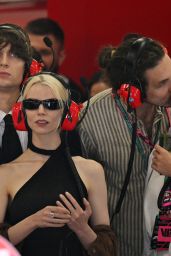 Anya Taylor-Joy Attends F1 British Grand Prix in Trackside Noir