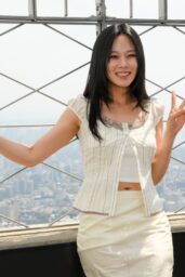 Bibi Celebrates World Tour at Empire State Building in New York