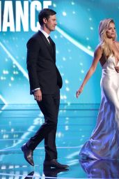 Brooks Nader Attends ESPYs in Saint Laurent’s Silk Slip Revival