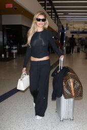 Brooks Nader Debuts Stealthy Travel Style at LAX