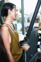 Brooks Nader Debuts Striped Sculptural Glam at Sacheu World LA