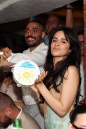 Camila Cabello Channels Vintage Ease in Versace on Capri Stroll