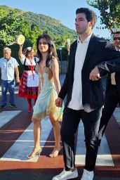 Camila Cabello Channels Vintage Ease in Versace on Capri Stroll