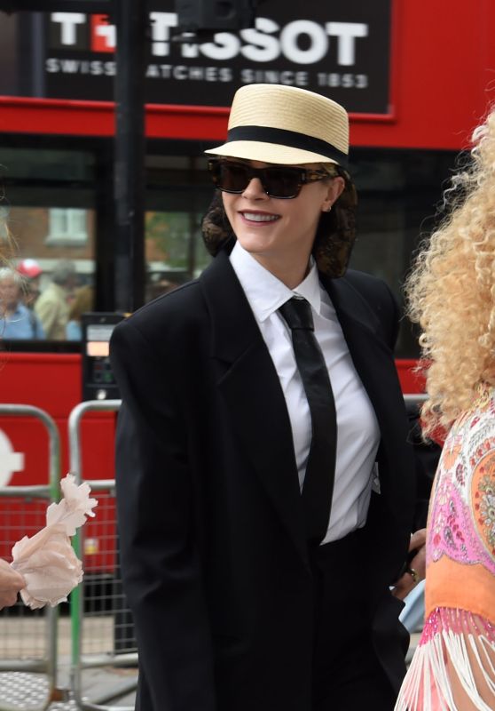 Cara Delevingne Opts for Tuxedo at Mel B