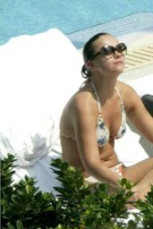 Christina Ricci Soaks Up Sun in Floral Bikini at Miami Beach Hotel