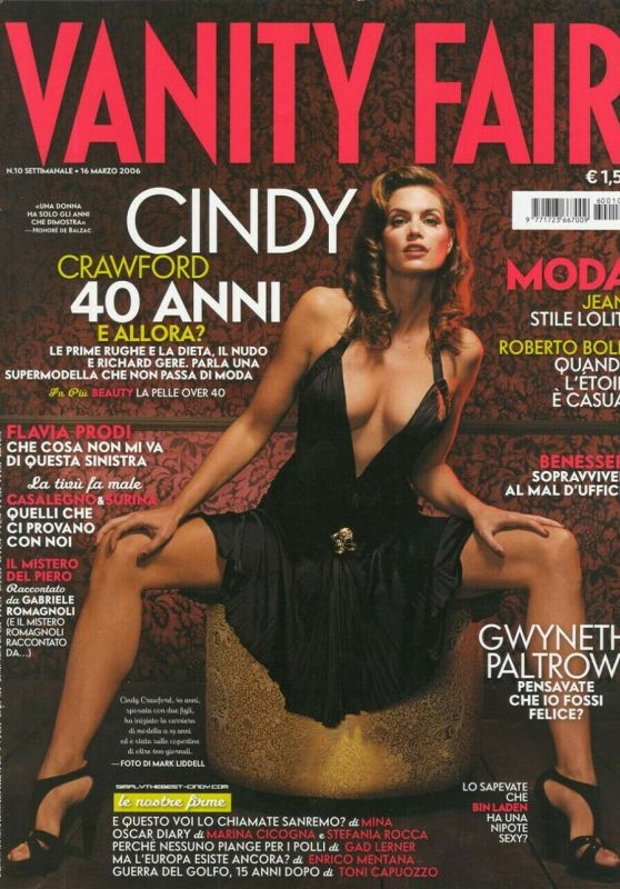 Cindy Crawford Unveils Ageless Allure for Italian Vanity Fair