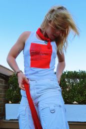 Clara Galle Unveils Modern Romance in Red & Black Ensembles