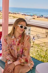 Claudia Roth Attends PatBO’s Whimsical Brunch at Bounce Beach – July 2025
