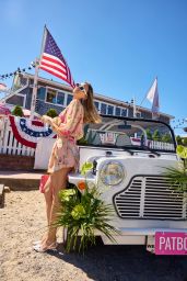 Claudia Roth Attends PatBO’s Whimsical Brunch at Bounce Beach – July 2025
