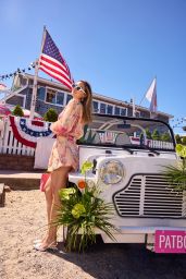 Claudia Roth Attends PatBO’s Whimsical Brunch at Bounce Beach – July 2025