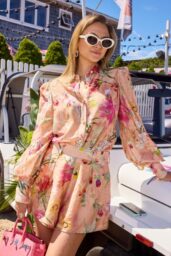 Claudia Roth Attends PatBO’s Whimsical Brunch at Bounce Beach – July 2025