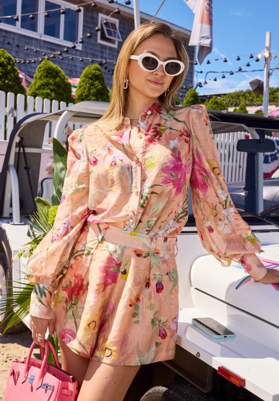 Claudia Roth Attends PatBO’s Whimsical Brunch at Bounce Beach – July 2025