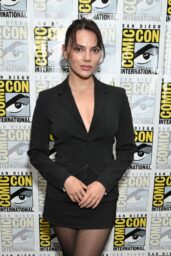 Dafne Keen Attends “Whistle” Press Line at Comic-Con 2025
