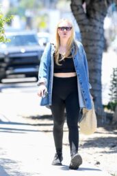 Dakota Fanning Channels Understated Cool on L A Stroll
