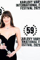 Dakota Johnson Receives KVIFF Honor in Velvet Mugler – Karlovy Vary 2025