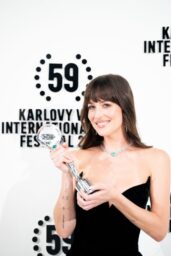 Dakota Johnson Receives KVIFF Honor in Velvet Mugler – Karlovy Vary 2025