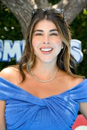 Daniella Monet’s Whimsical Blue Moment at the Smurfs Premiere