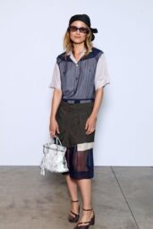 Dianna Agron Attends Margiela Couture in Deconstructed Schoolgirl Surrealism