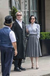 Dita Von Teese & David Downton: A Stylish Lunch in London